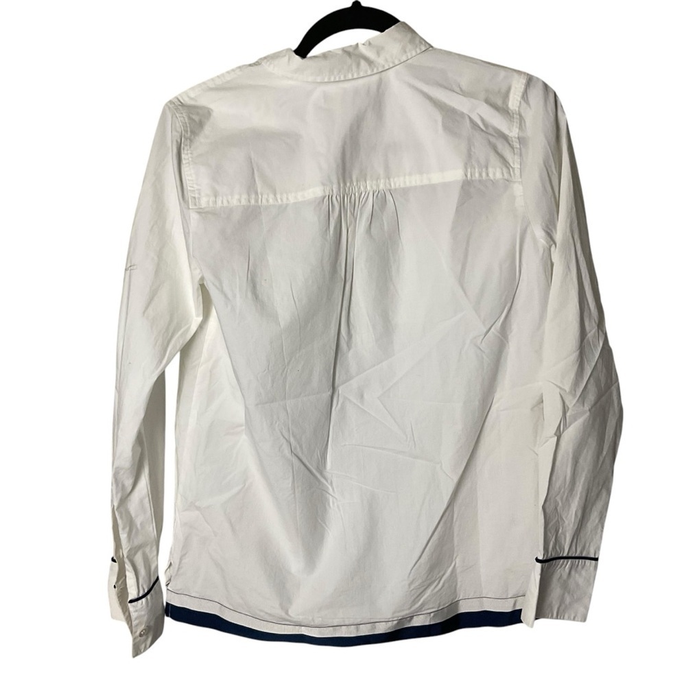 JCREW Pajama shirt with grosgrain trim - Picture 4 of 8